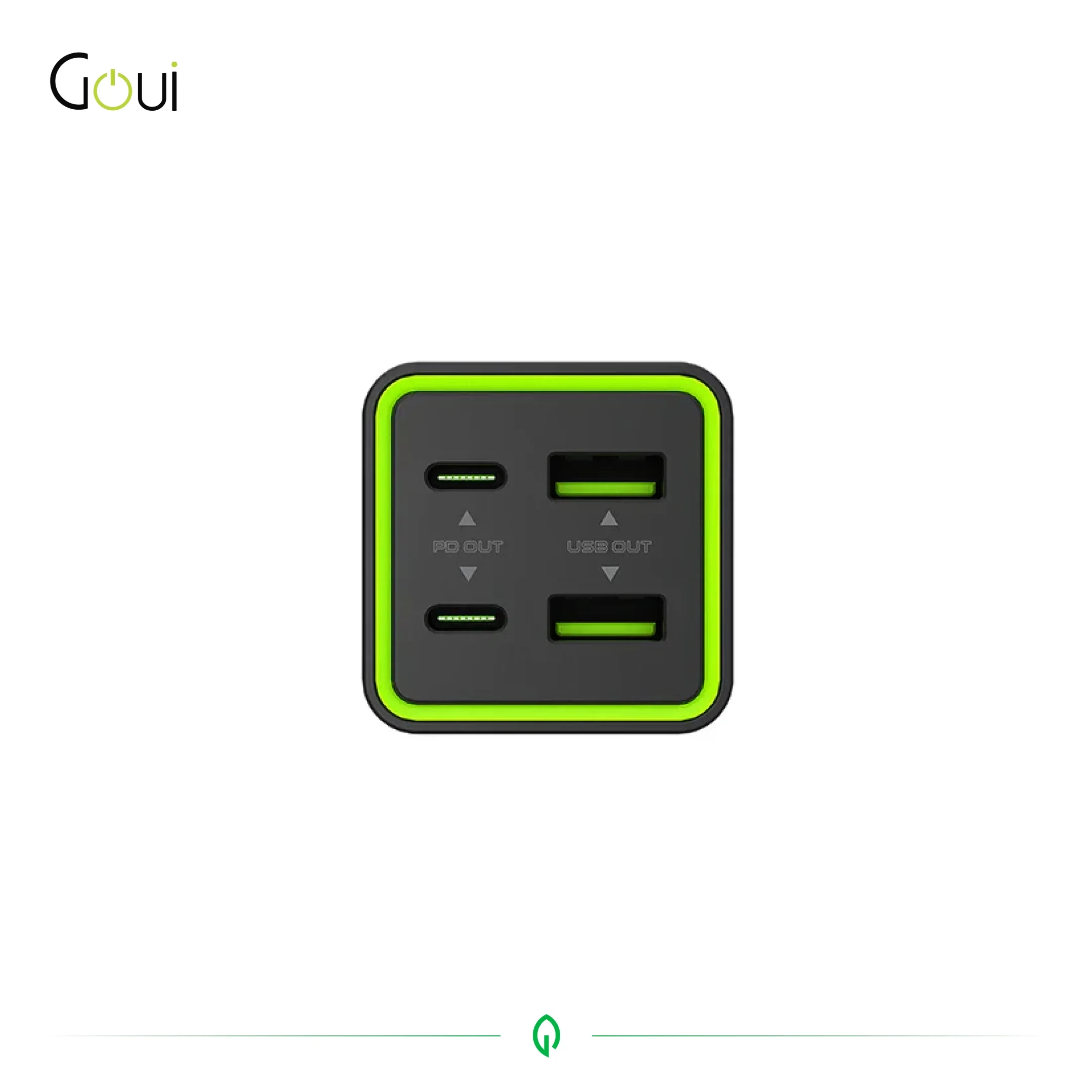 Goui Tank Chargeur de Bureau Super Rapide 4 Ports 65W